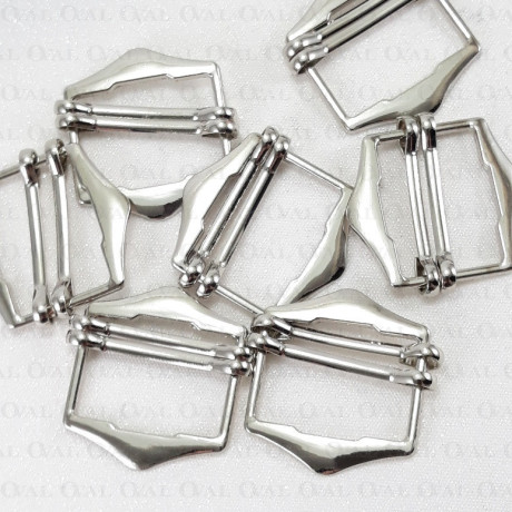 Regulator metalowy O 25mm /200szt srebrny połysk  5336