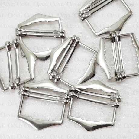 Regulator metalowy O 25mm /200szt srebrny połysk  5336