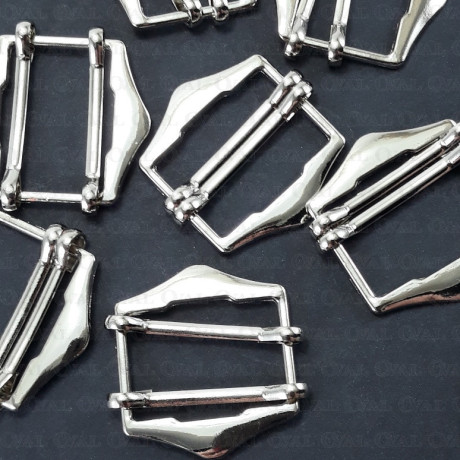 Regulator metalowy O 25mm /200szt srebrny połysk  5336