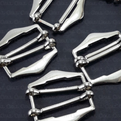 Regulator metalowy O 25mm /200szt srebrny połysk  5336