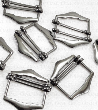 Regulator metalowy O 25mm /100szt ciemny nikiel połysk  5337