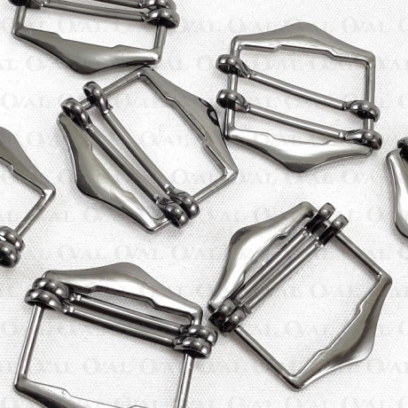 Regulator metalowy O 25mm /100szt ciemny nikiel połysk  5337