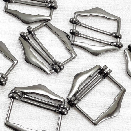 Regulator metalowy O 25mm /100szt ciemny nikiel połysk  5337