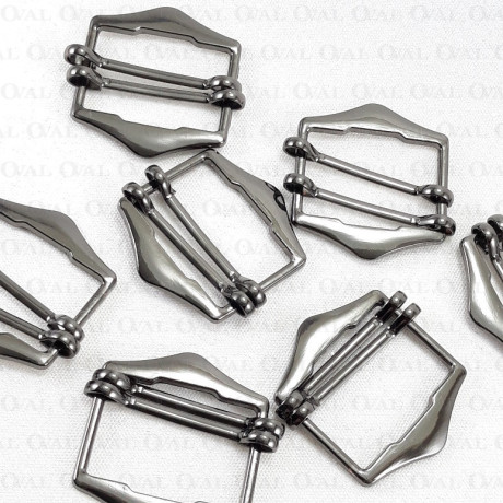 Regulator metalowy O 25mm /100szt ciemny nikiel połysk  5337