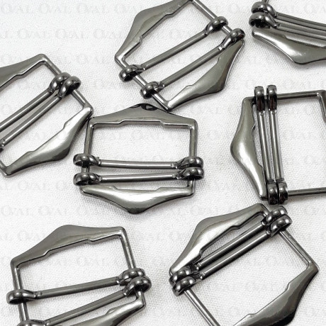 Regulator metalowy O 25mm /100szt ciemny nikiel połysk  5337