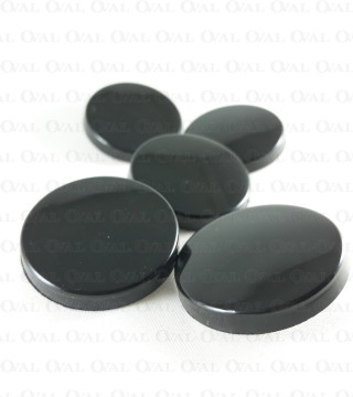 Guzik poliestrowy czarny 33mm/50 lub 10szt 5361