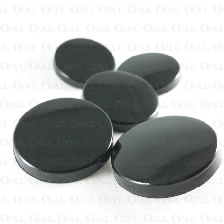 Guzik poliestrowy czarny 33mm/50 lub 10szt 5361