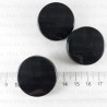 Guzik poliestrowy czarny 33mm/50 lub 10szt 5361