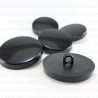 Guzik poliestrowy czarny 33mm/50 lub 10szt 5361