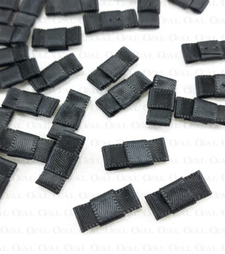 Kokardka Ozdobna czarna 10 lub 100szt 5363