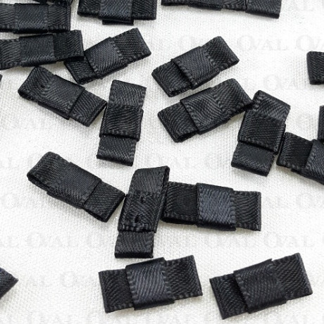 Kokardka Ozdobna czarna 10 lub 100szt 5363