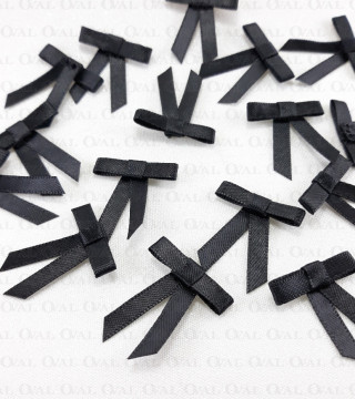 Kokardka Ozdobna czarna 10 lub 100szt 5364