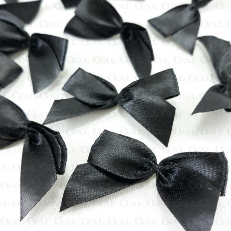 Kokardka Ozdobna czarna 10 lub 100szt 5365