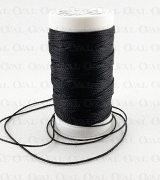 Nici poliestrowe grube 10/60m czarne 5367