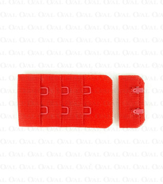 Zapięcie do biustonosza 1,10 lub 100szt czerwone 5069