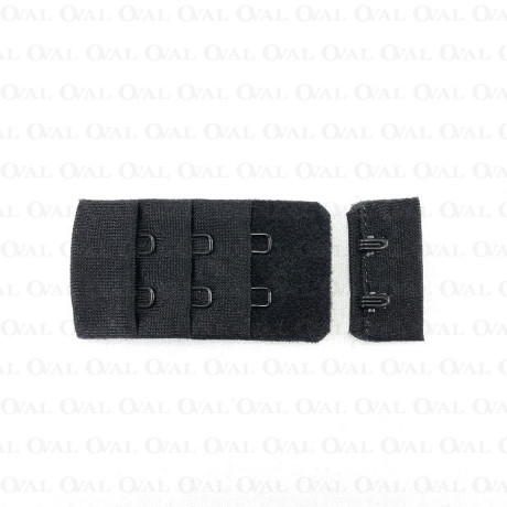 Zapięcie na haftki 1,10 lub 100szt czerń 5371