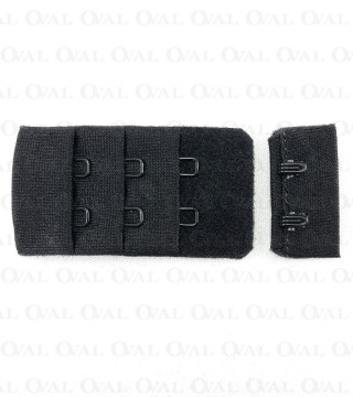 Zapięcie na haftki 1,10 lub 100szt czerń 5371