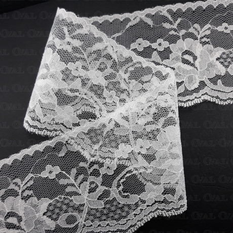 Lace 75mm/1y white 371