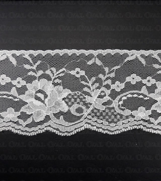 Lace 75mm/1y white 371