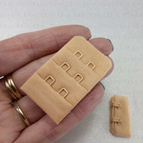 Zapięcie na haftki 1,10 lub 100szt beż 5377