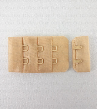 Zapięcie na haftki 1,10 lub 100szt beż 5377