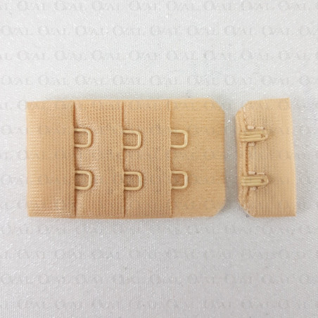 Zapięcie na haftki 1,10 lub 100szt beż 5377