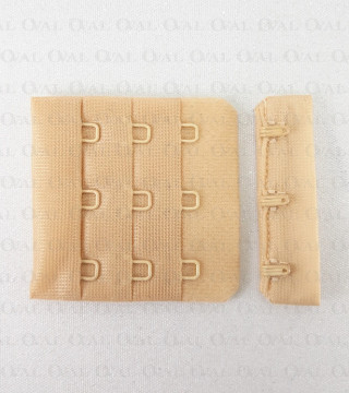 Zapięcie do biustonosza 1,10 lub 100szt beż 5378