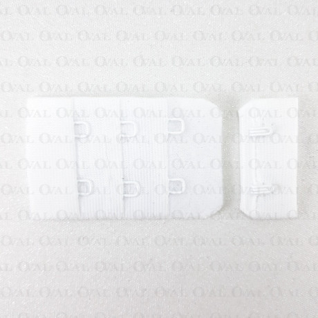 Zapięcie do biustonosza 1,10 lub 100szt białe 5379