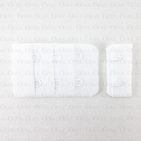 Zapięcie do biustonosza 1,10 lub 100szt białe 5379