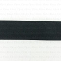 Lamówka bawełniana czarna 25mm/ 20m 5381