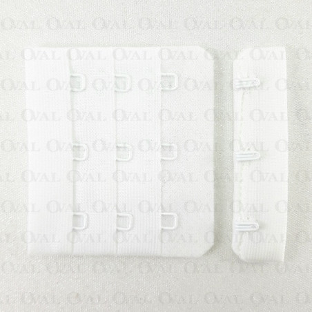 Bra fastener 55mm / 1.10 or 100pcs white 5382