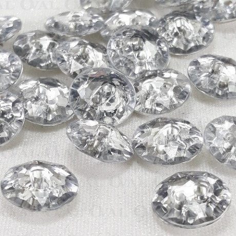 Metalised button 11.5mm/200pcs 4870