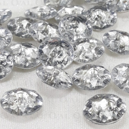 Metalised button 11.5mm/200pcs 4870