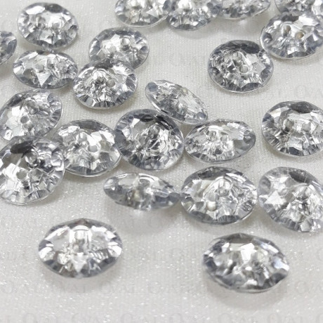 Metalised button 11.5mm/200pcs 4870