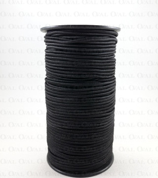 Guma okrągła 3mm/100m czerń 5390