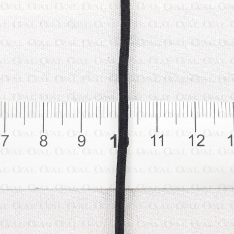 Guma okrągła 2,5mm/100m czerń 5390