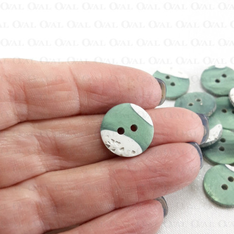 15mm polyester button / 10 or 144 pcs no. 799