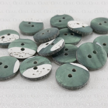 15mm polyester button / 10 or 144 pcs no. 799