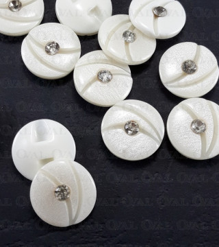 Guzik poliestrowy 12mm,15mm/144szt 5395