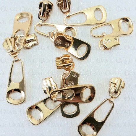 Maszynka do zamka metalowego 5*  złota 5397