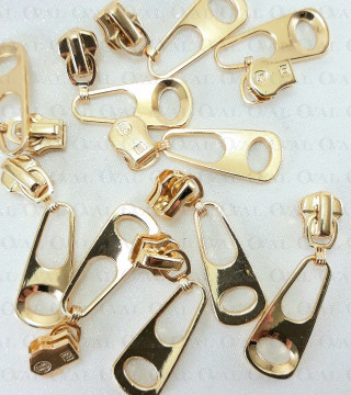 Maszynka do zamka metalowego 5*  złota 5397