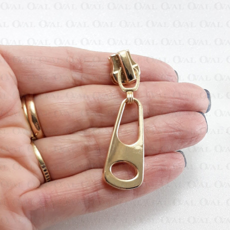 Maszynka do zamka metalowego 5*  złota 5397