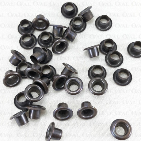 Oczka mosiężne, nierdzewne 5mm/1000szt beż 5399