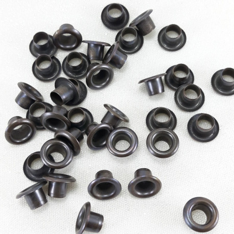 Oczka mosiężne, nierdzewne 5mm/1000szt beż 5399 - 28076