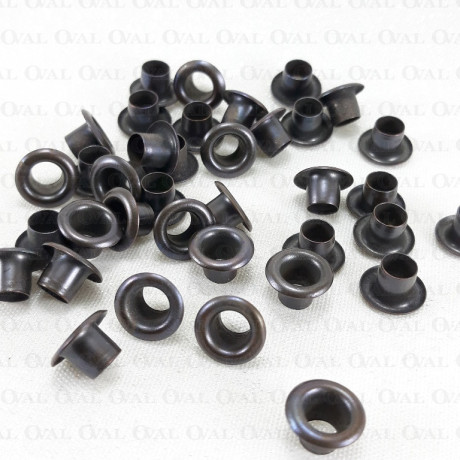 Oczka mosiężne, nierdzewne 5mm/1000szt beż 5399