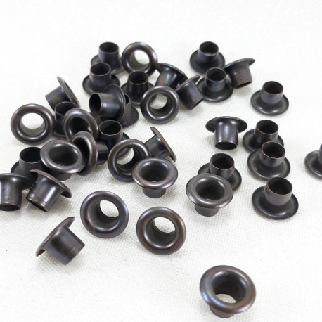 Oczka mosiężne, nierdzewne 5mm/1000szt beż 5399 - 28077