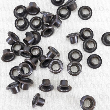 Oczka mosiężne, nierdzewne 5mm/1000szt beż 5399