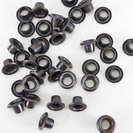 Oczka mosiężne, nierdzewne 5mm/1000szt beż 5399 - 28079