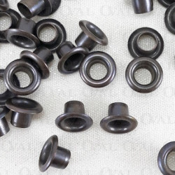 Oczka mosiężne, nierdzewne 5mm/1000szt długie 5399 Oczka mosiężne, nierdzewne 5mm/1000szt długie 5399