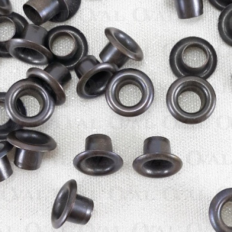 Oczka mosiężne, nierdzewne 5mm/1000szt beż 5399